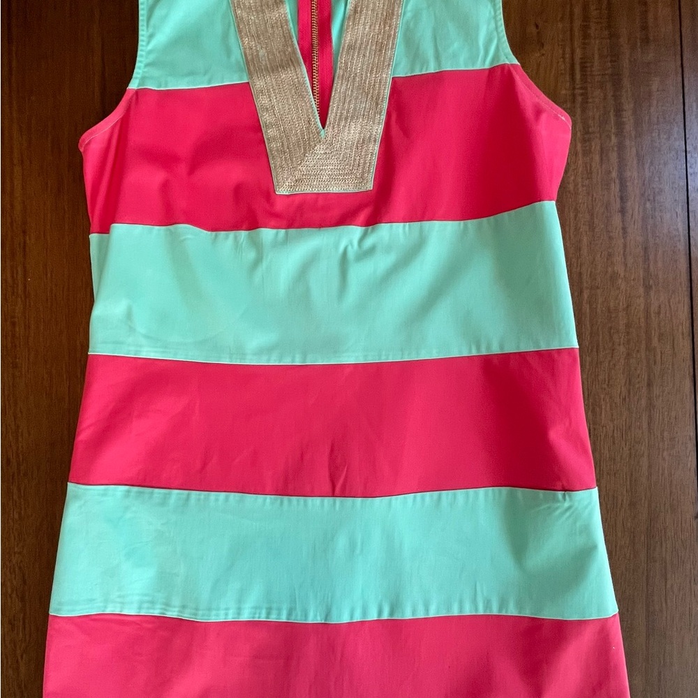 Sail to Sable Pink/Blue Color block Dress size small